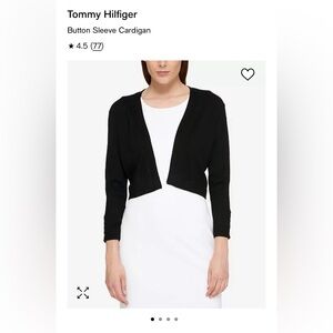 Tommy Hilfiger black bolero cardigan